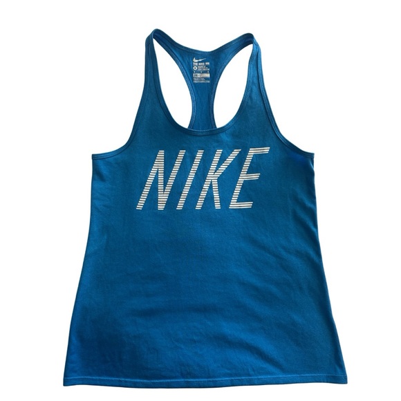 Nike Racerback Tank in Vibrant Blue - Picture 1 of 4